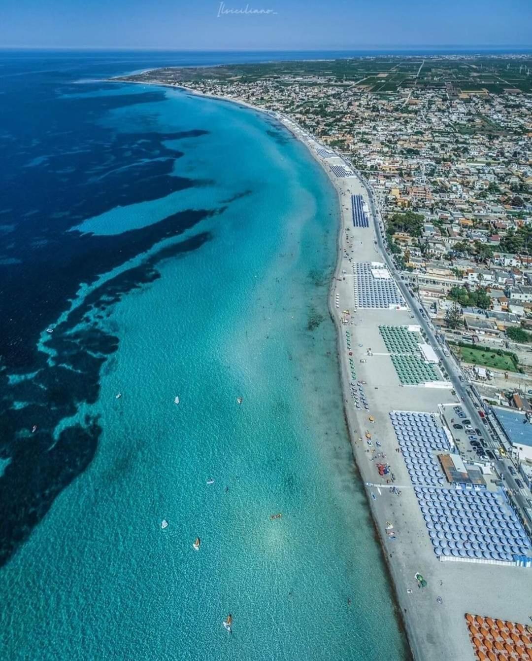 Villa con piscina Mazara del Vallo Esterno foto