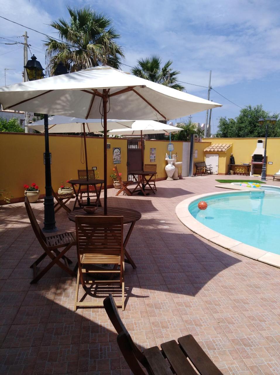 Villa con piscina Mazara del Vallo Esterno foto