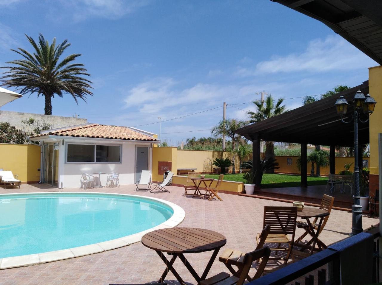 Villa con piscina Mazara del Vallo Esterno foto