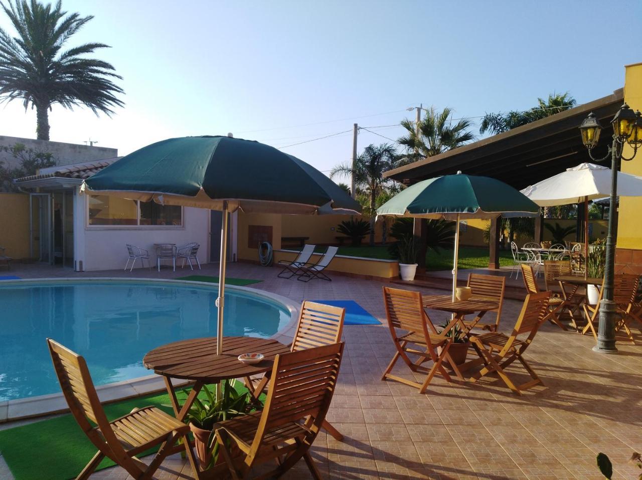 Villa con piscina Mazara del Vallo Esterno foto